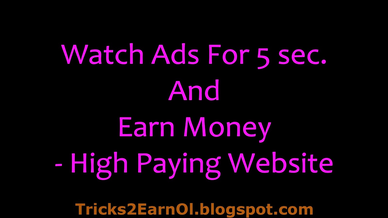how to earn money online by watching ads